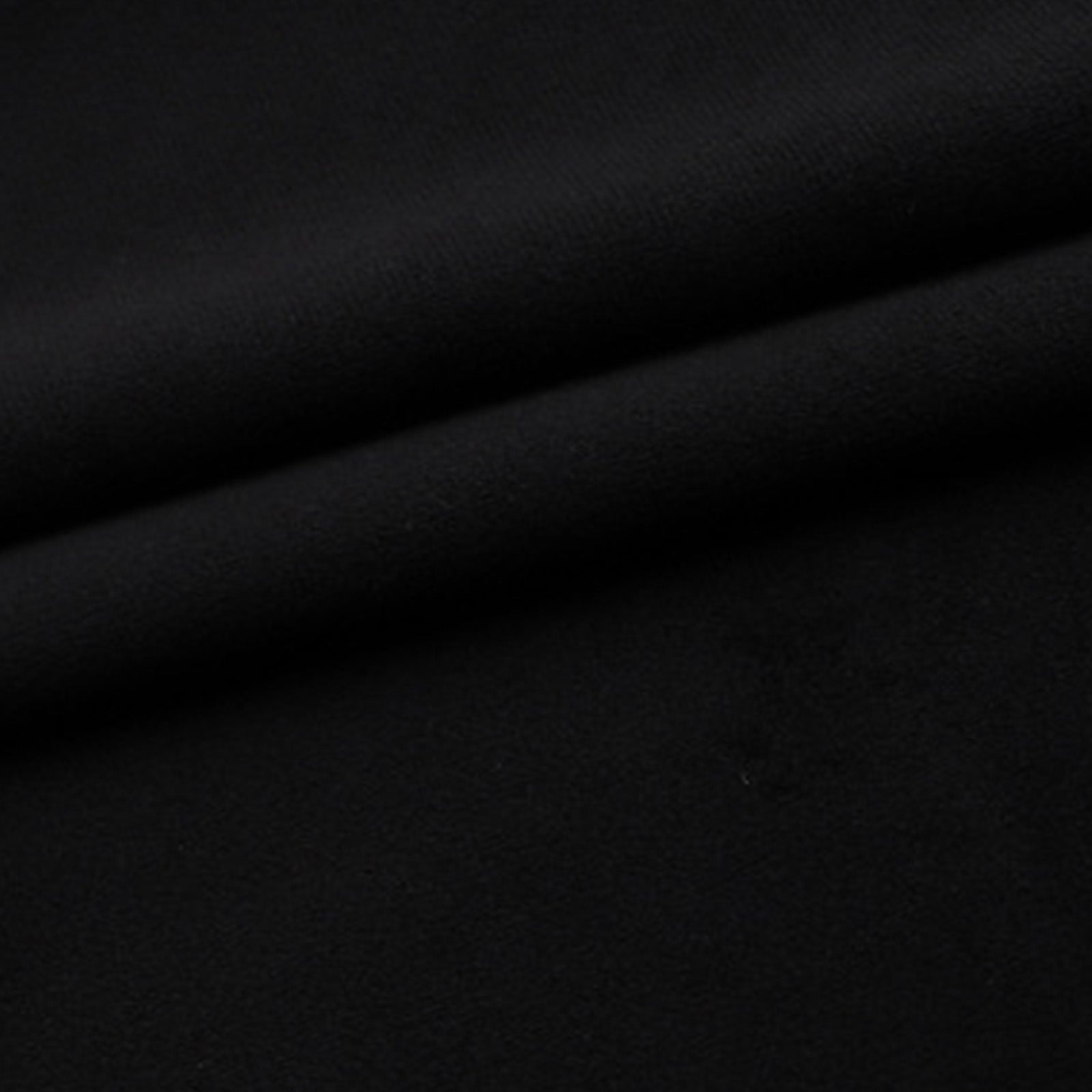 Black Matte Velvet Fabric