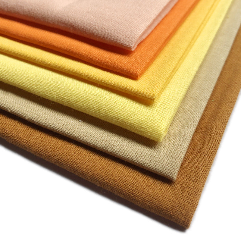 Precut Solid Cotton Fabric Squares Multi-Colors For DIY Crafts