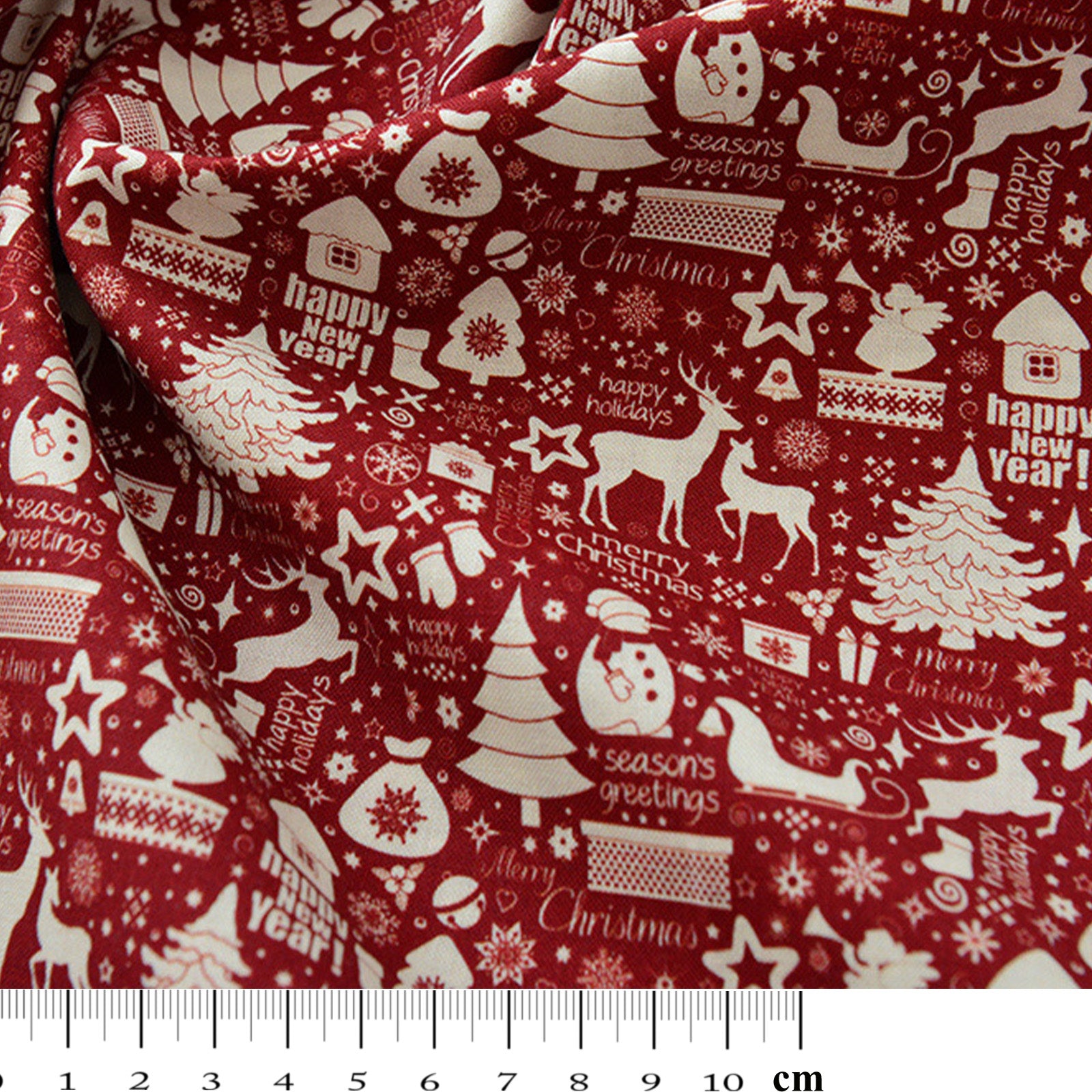 Christmas Theme Cotton Fabric